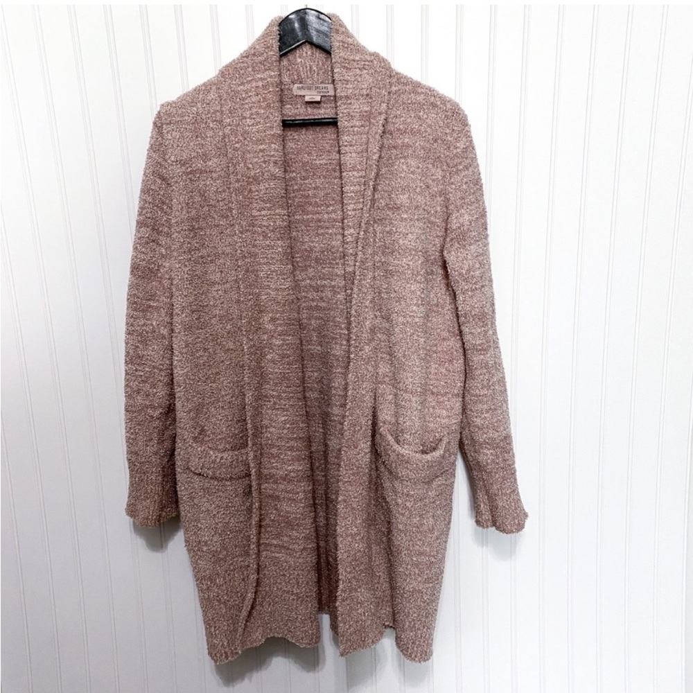 Barefoot Dreams CozyChic Lite Cardigan Pink Sweater Style QVWCC1057